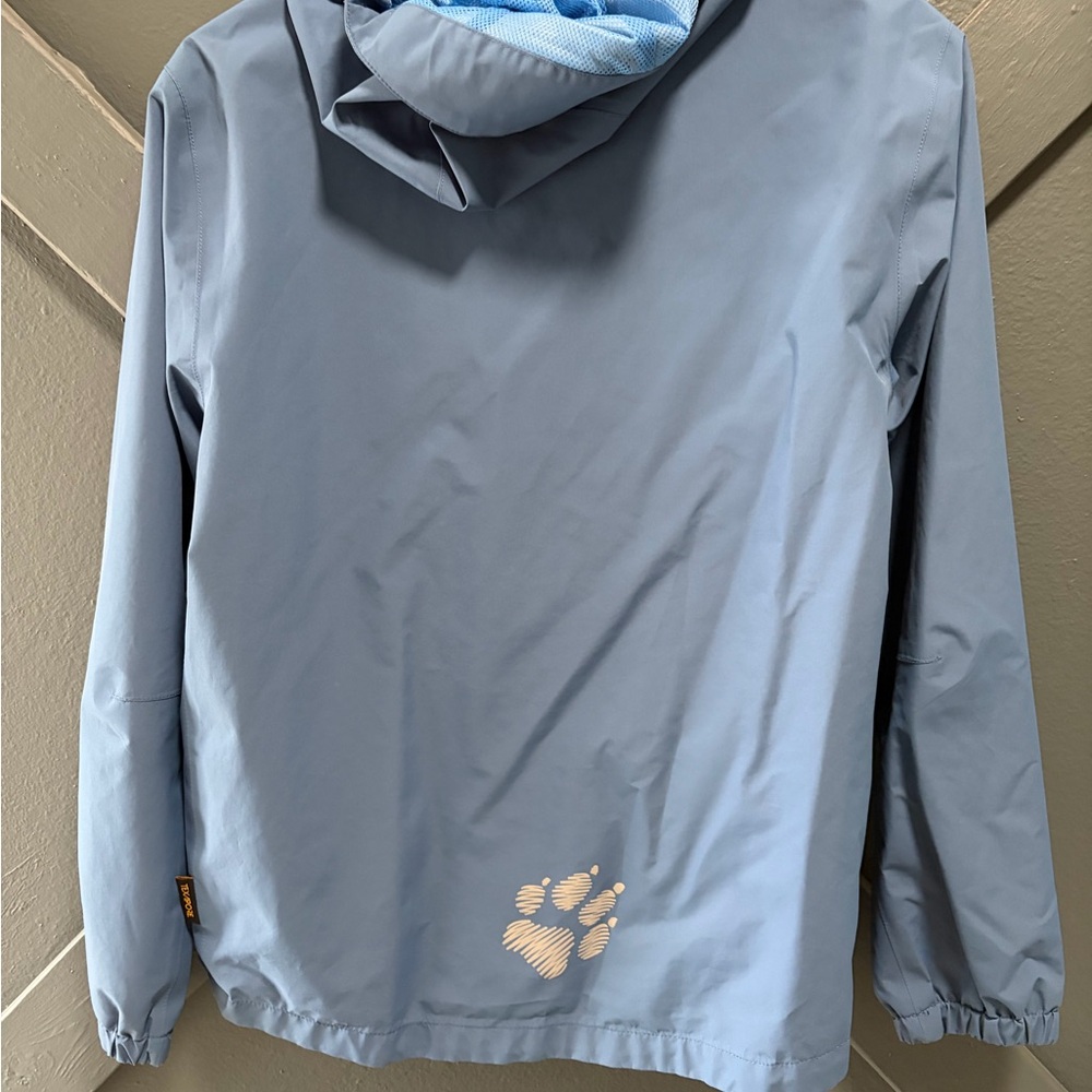 Jack Wolfskin Kids Blue Raincoat - Picture 5 of 6